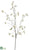 Wild Cherry Blossom Branch - Cream - Pack of 6