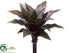 Silk Plants Direct Bromeliad Plant - Eggplant Green - Pack of 6