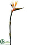 Silk Plants Direct Bird of Paradise Spray - Orange - Pack of 6