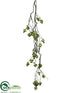 Silk Plants Direct Blossom Hanging Spray - Green - Pack of 12