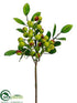Silk Plants Direct Berry Spray - Green Red - Pack of 12