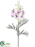 Silk Plants Direct Caesalpinia Spray - Lavender Cream - Pack of 12