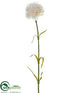 Silk Plants Direct Carnation Spray - Cream - Pack of 24