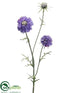 Silk Plants Direct Scabiosa Spray - Lavender - Pack of 12