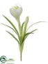 Silk Plants Direct Crocus Spray - White Cream - Pack of 12