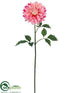 Silk Plants Direct Dahlia Spray - Pink Rose - Pack of 12
