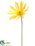 Silk Plants Direct Gerbera Daisy Spray - Yellow Gold - Pack of 12