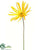 Gerbera Daisy Spray - Yellow Gold - Pack of 12