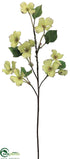 Silk Plants Direct Dogwood Branch - Green - Pack of 12