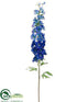 Silk Plants Direct Delphinium Spray - Blue Two Tone - Pack of 6