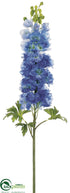 Silk Plants Direct Delphinium Spray - Blue Delphinium - Pack of 6