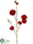 Dahlia Spray - Walnut - Pack of 12