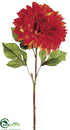 Silk Plants Direct Dahlia Spray - Flame - Pack of 12