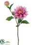 Silk Plants Direct Dahlia Spray - Lavender - Pack of 12