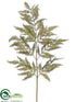 Silk Plants Direct Palm Fern Spray - Green - Pack of 6