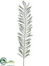 Silk Plants Direct Fern Spray - Green - Pack of 12