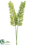 Silk Plants Direct Ruffle Fern Bundle - Green Two Tone - Pack of 4