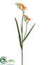 Silk Plants Direct Freesia Spray - Flame - Pack of 12