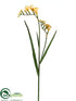 Silk Plants Direct Freesia Spray - Yellow Gold - Pack of 12