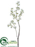 Silk Plants Direct Forsythia Spray - White - Pack of 12