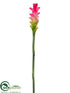 Silk Plants Direct Ginger Flower Spray - Fuchsia - Pack of 12