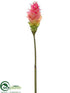 Silk Plants Direct Ginger Flower Spray - Cerise - Pack of 12