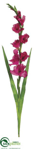 Silk Plants Direct Gladiolus Spray - Fuchsia Green - Pack of 6