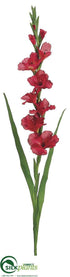 Silk Plants Direct Gladiolus Spray - Red - Pack of 6