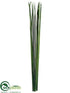Silk Plants Direct Cattail Grass Woven Bundle - Green - Pack of 6