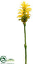 Silk Plants Direct Flower Spray - Green Yellow - Pack of 12