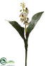 Silk Plants Direct Ginger Flower Spray - Cream Burgundy - Pack of 6