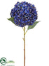 Silk Plants Direct Hydrangea Spray - Blue - Pack of 12