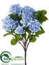 Silk Plants Direct Hydrangea Branch - Blue Gray - Pack of 2