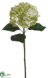 Silk Plants Direct Hydrangea Spray - Green - Pack of 12