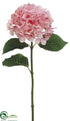 Silk Plants Direct Hydrangea Spray - Pink - Pack of 12