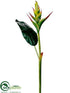 Silk Plants Direct Heliconia Spray - Green - Pack of 8