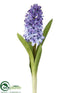 Silk Plants Direct Hyacinth Spray - Blue - Pack of 12