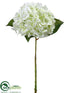 Silk Plants Direct Hydrangea Spray - Cream - Pack of 12