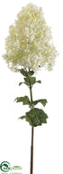 Silk Plants Direct Hydrangea Spray - Cream - Pack of 12