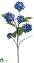 Silk Plants Direct Hydrangea Spray - Blue - Pack of 12