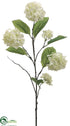 Silk Plants Direct Hydrangea Spray - Green Cream - Pack of 12