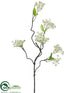 Silk Plants Direct Jasmine Spray - White - Pack of 12
