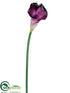 Silk Plants Direct Calla Lily Spray - Eggplant - Pack of 12