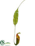 Silk Plants Direct Bottle Nepenthes Spray - Green - Pack of 6