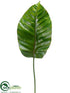 Silk Plants Direct Broad Leaf Spray - Green - Pack of 12