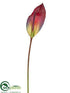 Silk Plants Direct Peace Lily Spray - Plum Green - Pack of 12
