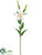 Silk Plants Direct Casablanca Lily Spray - Cream - Pack of 6