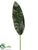 Bird of Paradise Leaf Spray - Green Burgundy - Pack of 12