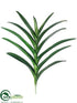 Silk Plants Direct Vanda Orchid Leaf Plant - Green - Pack of 6