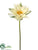 Water Lily Spray - Yellow Soft - Pack of 8